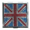 Union Jack Square Compact Mirror