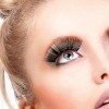 Black False Eyelashes Flared Long