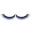 Blue and Black False Eyelashes Metallic
