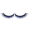 Blue and Black False Eyelashes Metallic