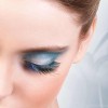 Black and Blue False Eyelashes Long Deluxe