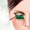 Green Spotted Feather False Eyelashes