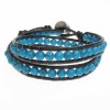 Childrens Brown Double Row Wrap Bracelet