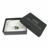 Four Leaf Clover Oval Silver Bangle