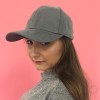 Grey Suede Cap