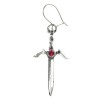 Alchemy Gothic Crystal Dagger Earring