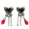 Alchemy Gothic Bleeding Heart Earrings