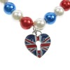 Union Jack and Pearl Bracelet