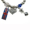 Union Jack Charm Bracelet