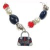 Union Jack Bag Charm Bracelet