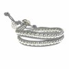 ChildrensLight Grey Double Row Wrap Bracelet