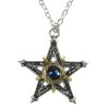 Alchemy Gothic Medieval Pentangle Pendant and Chain