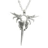 Alchemy Gothic Dragon Heart Pendant and Chain