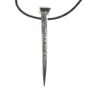 Alchemy Gothic Eschat Pinn Pendant and Leather Cord