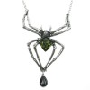 Alchemy Gothic Emerald Venom Pendant and Chain