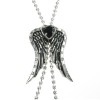 Alchemy Gothic Angel Heart Pendant and Chain