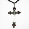 Alchemy Gothic St Teresas Sacramental Vial Pendant and Black Bead Necklace