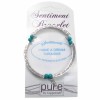 Turquoise Sentiment Bracelet - I Have a Dream