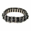 Black Crystal and Diamante Bracelet