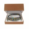 Rainbow Crystal and Diamante Bracelet