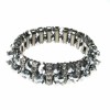 Silver Crystal and Diamonte Bracelet