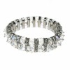 White Crystal and Diamante Bracelet