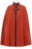 Burnt Orange Buckled Cape