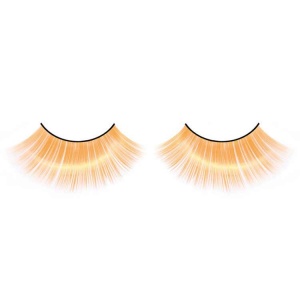 Orange False Eyelashes Full Flared