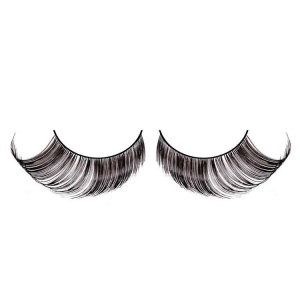 Black False Eyelashes Full Flared Glamour