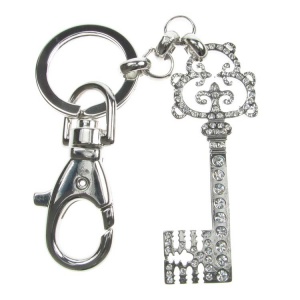 Crystal Key Bag Charm