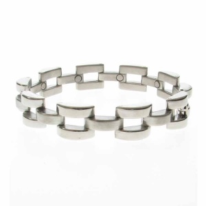 Magnetic Alloy Large Link Bracelet