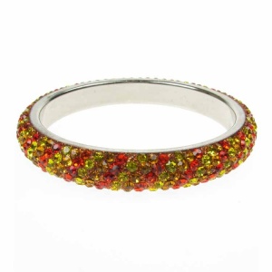 Sunshine Yellow Crystal Bangle