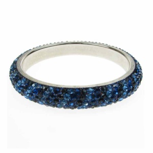 Saphire Blues Crystal Bangle