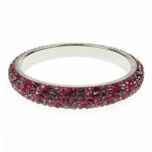 Pretty Pink Crystal Bangle