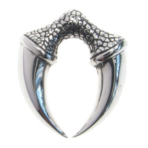 Kool Katana Snake Fangs Steel Pendant