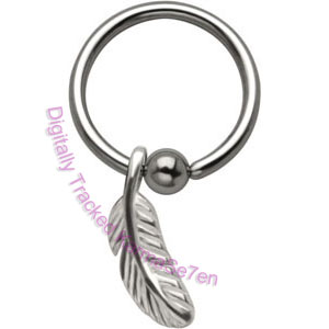 Feather - Silver Charm BCR