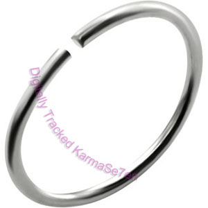 Plain Silver - Silver Nose Ring