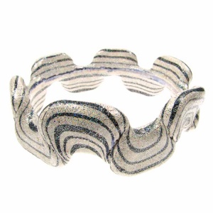 White and Black Fashion Bangle