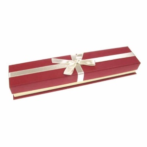 Burgundy and Cream Bracelet Box