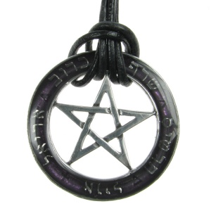 Alchemy Gothic Seal of the Sephiroth Pendant and Leather Cord