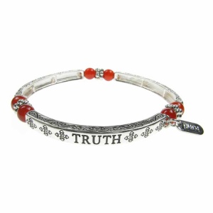 Agate Sentiment Bracelet - Truth