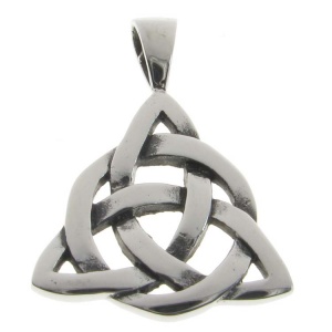 Celtic Weave Steel Pendant