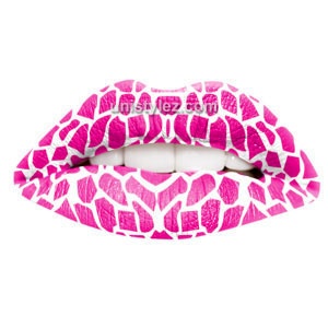 Pink Giraffe Temporary Lip Tattoos by Passion Lips