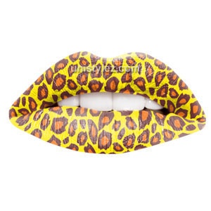 Cheetah Style Temporary Lip Tattoos by Passion Lips