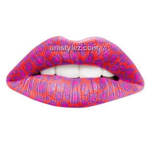 Red Cheetah Temporary Lip Tattoos by Passion Lips
