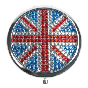 Union Jack Round Compact Mirror