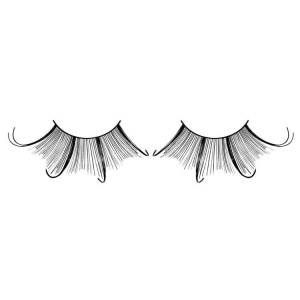 Black False Eyelashes Extra Long