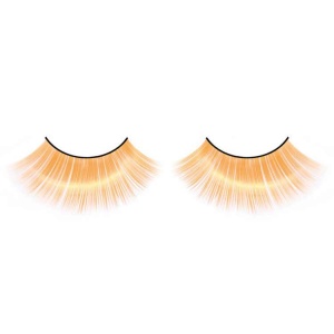 Orange False Eyelashes Full Flared