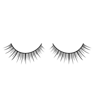 Black False Eyelashes Fine Short and Long