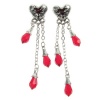 Alchemy Gothic Bleeding Heart Earrings